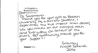 letter from boston university